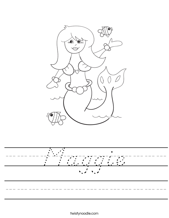 Maggie Worksheet