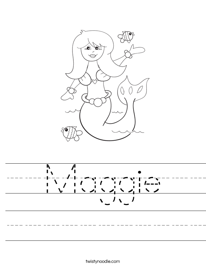 Maggie Worksheet