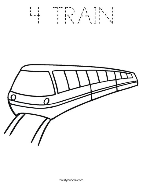 Metro Coloring Page