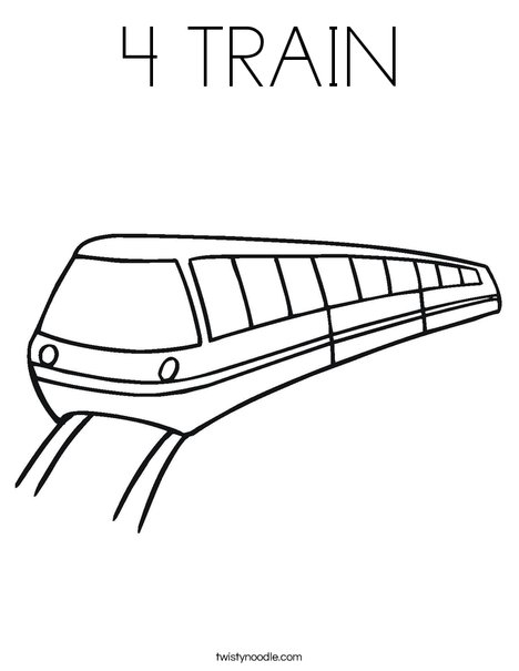 Metro Coloring Page