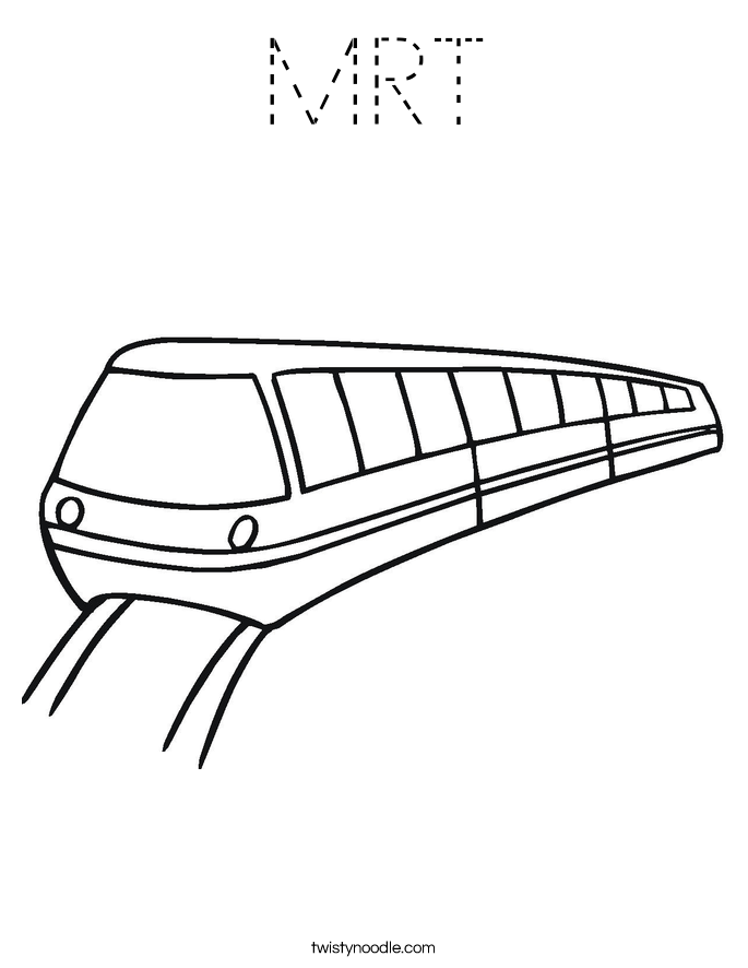 MRT Coloring Page