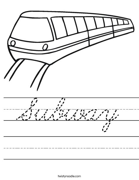 Metro Worksheet