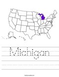 Michigan Worksheet