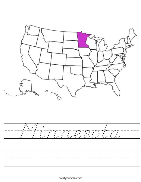 Minnesota Worksheet