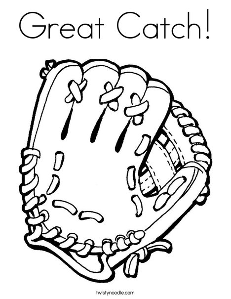 Mitt Coloring Page