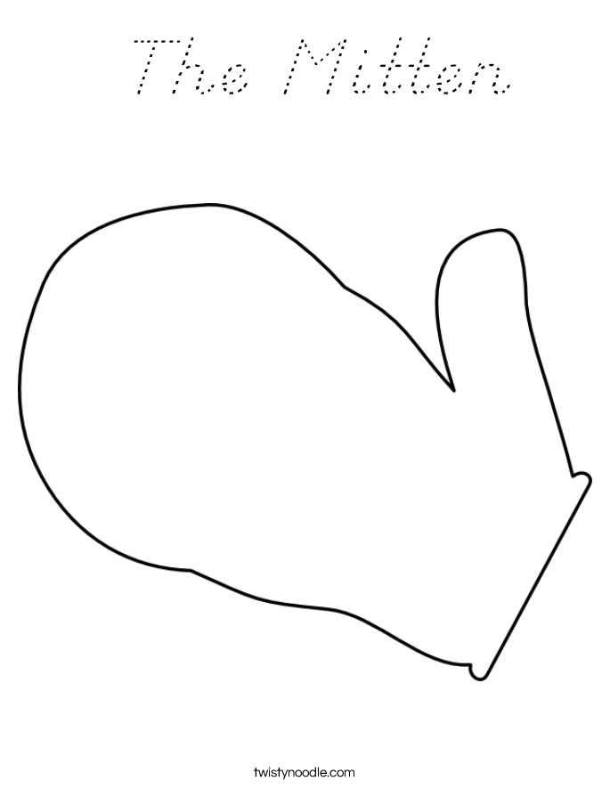  The Mitten Coloring Page
