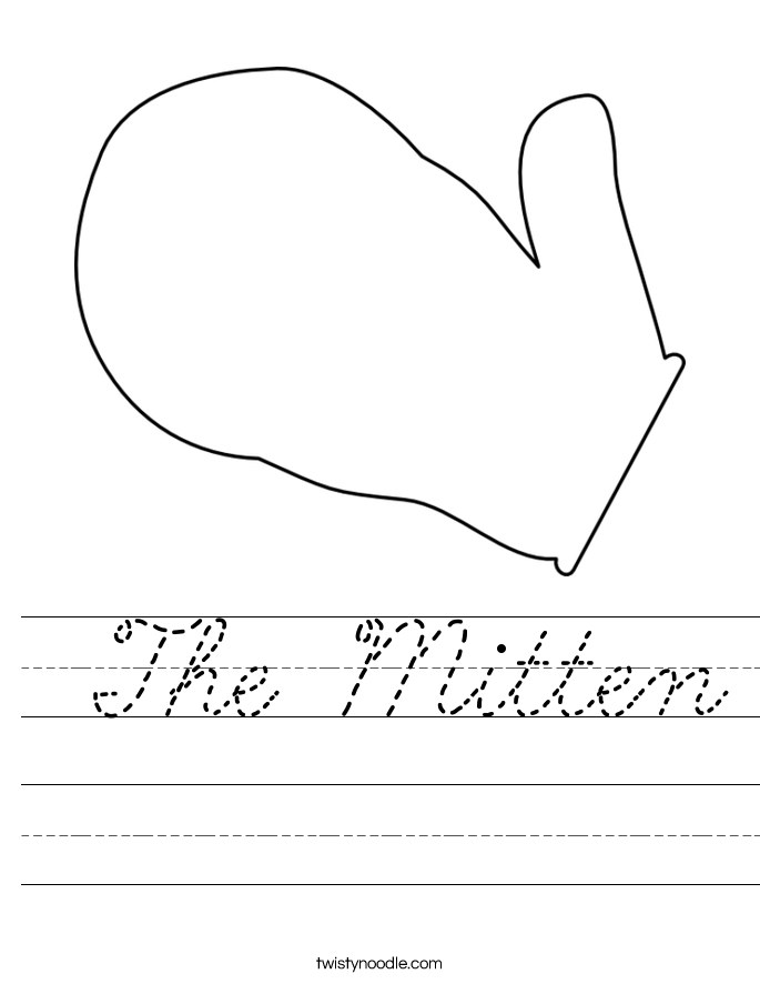  The Mitten Worksheet