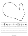  The Mitten Worksheet