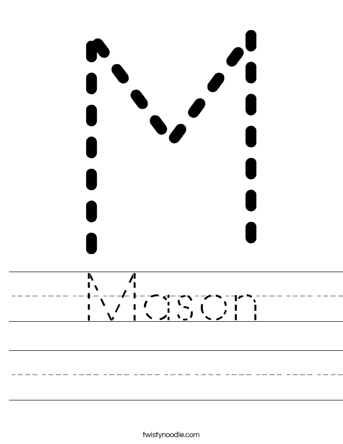 Mason Worksheet