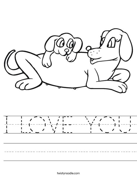 Mom and Baby Worksheet