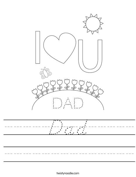 Mom and Dad Worksheet