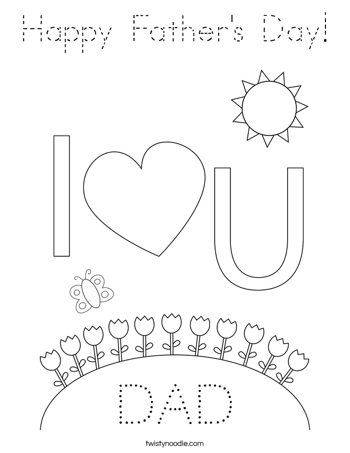 Happy Father's Day! Coloring Page