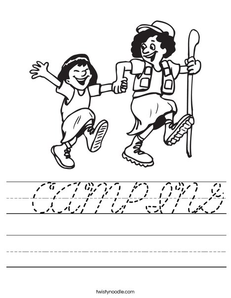 Hiking Worksheet