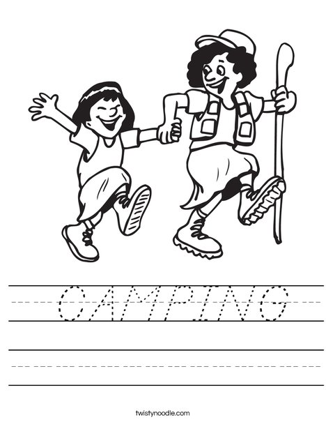 Hiking Worksheet