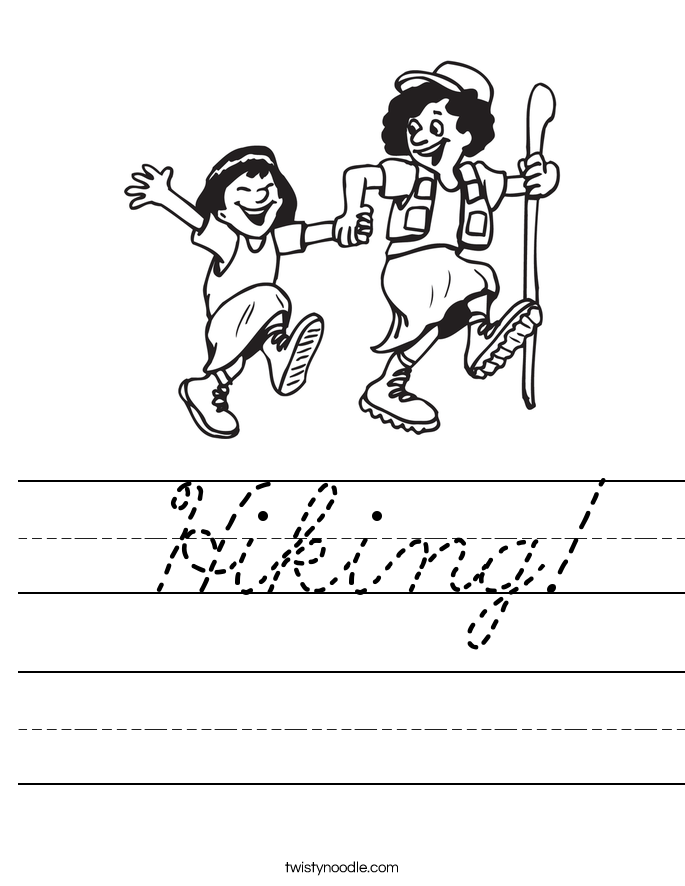  Hiking! Worksheet