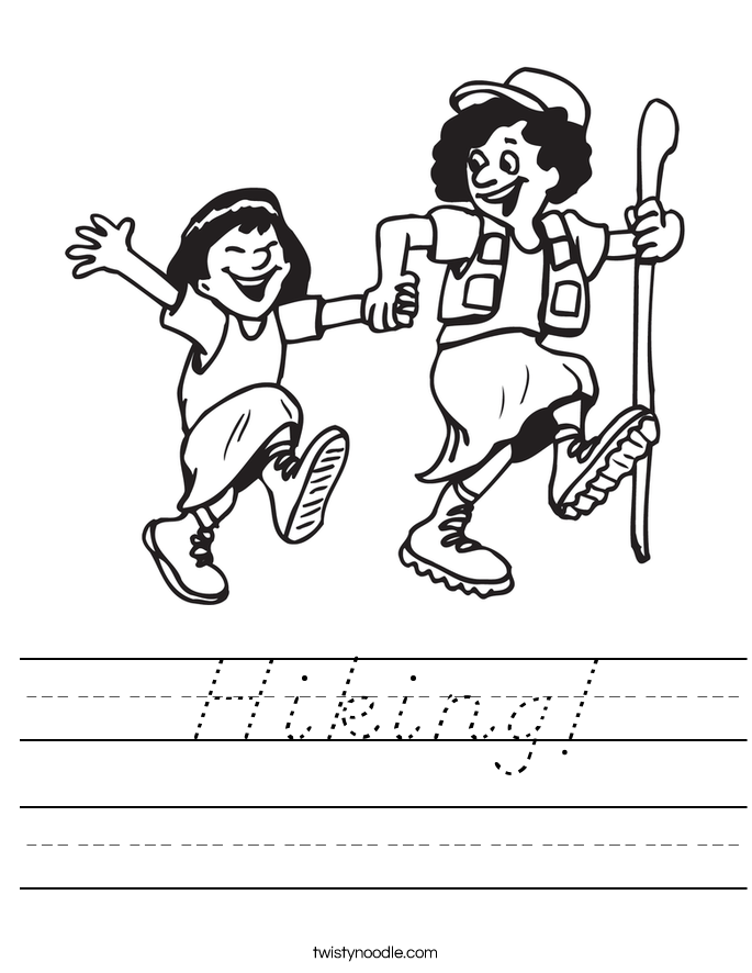  Hiking! Worksheet