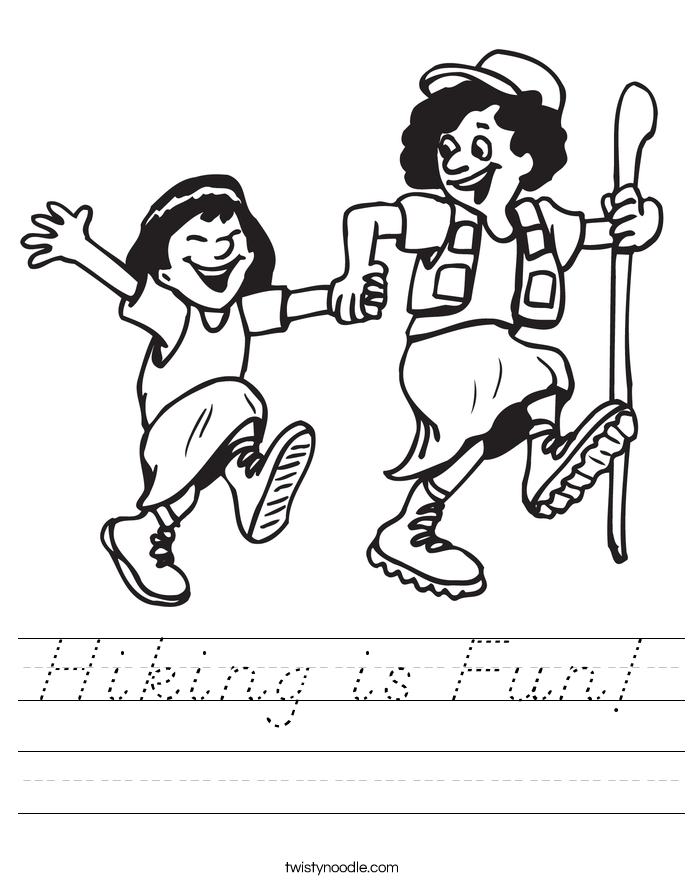 Hiking is Fun! Worksheet