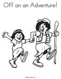 Off on an Adventure!Coloring Page