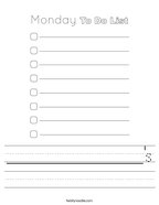 ______________'s Handwriting Sheet