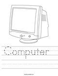 Computer  Worksheet