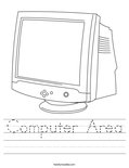 Computer Area Worksheet