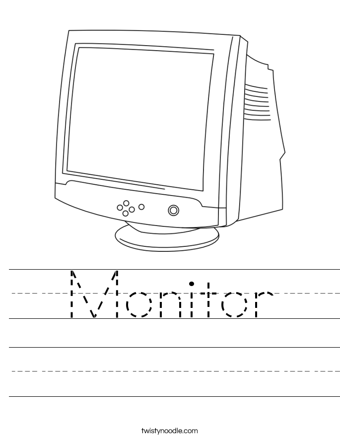 Monitor Worksheet