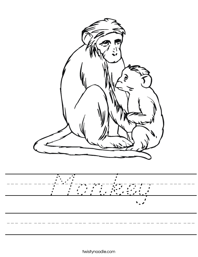 Monkey Worksheet