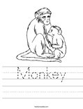 Monkey Worksheet