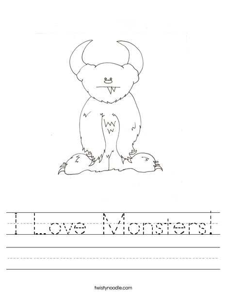 Monster by Melissa Worksheet