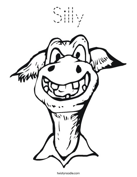 Monster Head Coloring Page