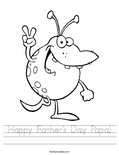 Happy Father's Day Papa! Worksheet