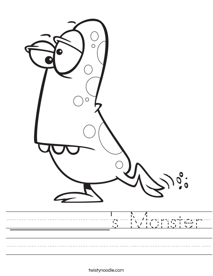 __________'s Monster Worksheet