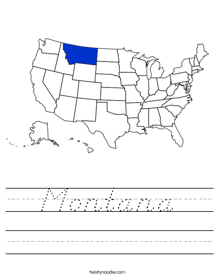 Montana Worksheet