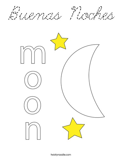 Moon Coloring Page