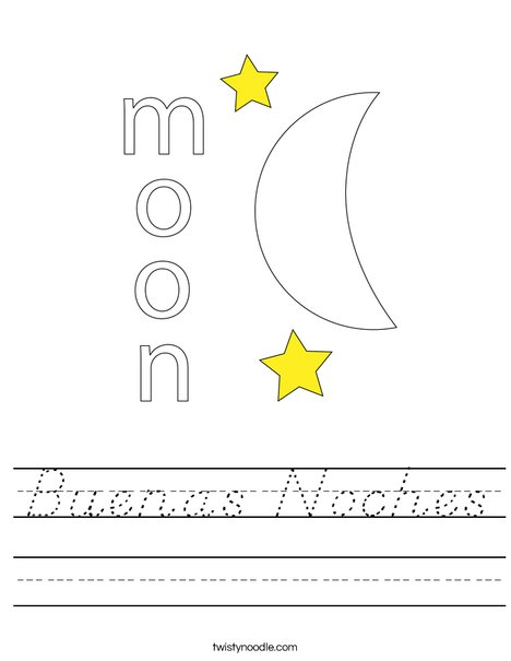 Moon Worksheet