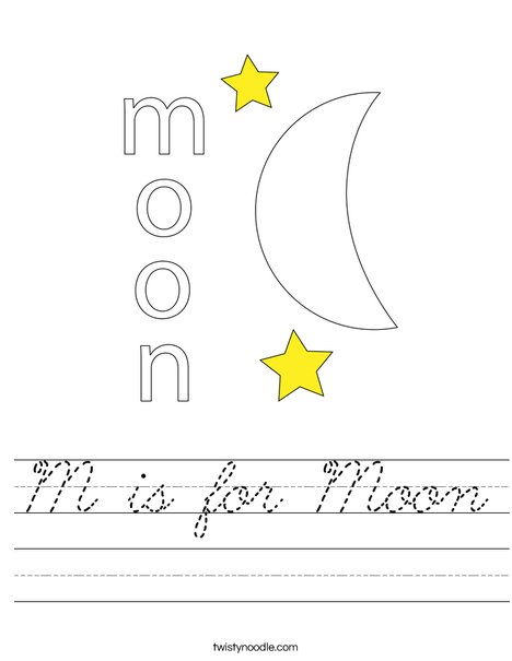 Moon Worksheet