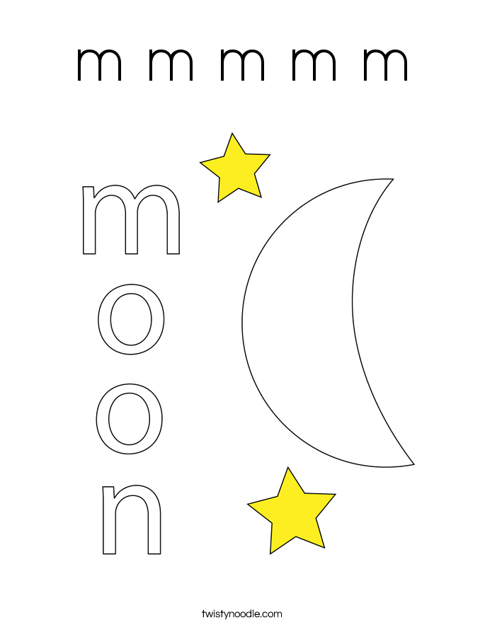 m m m m m Coloring Page