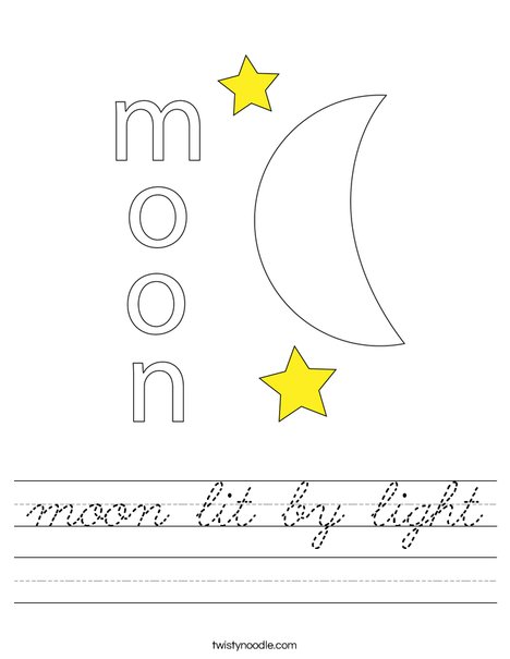 Moon Worksheet