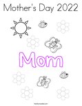 Mother's Day 2022 Coloring Page