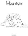 MountainColoring Page