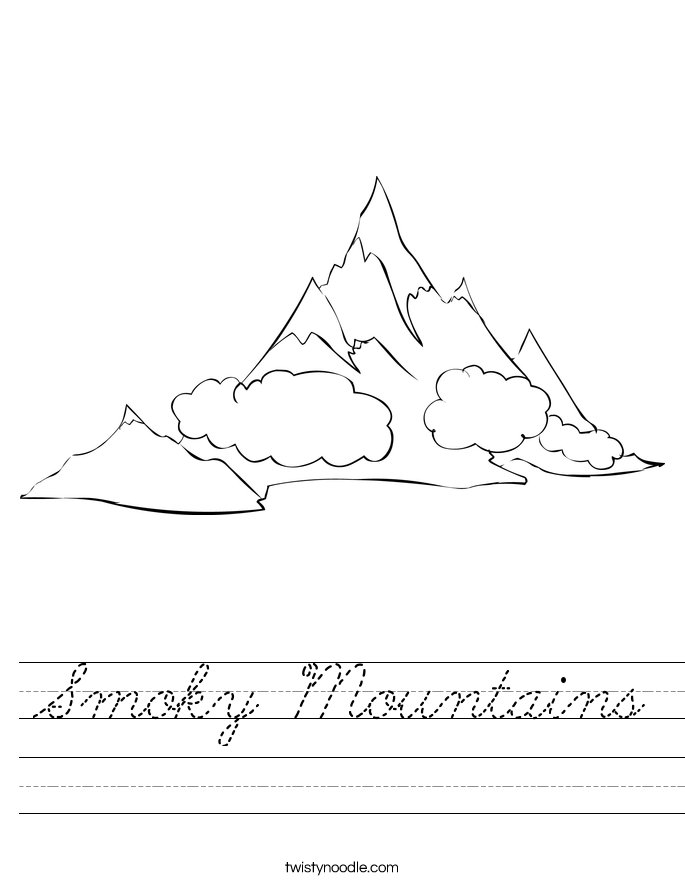 Smoky Mountains Worksheet