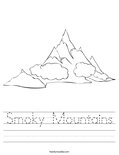 Smoky Mountains Worksheet