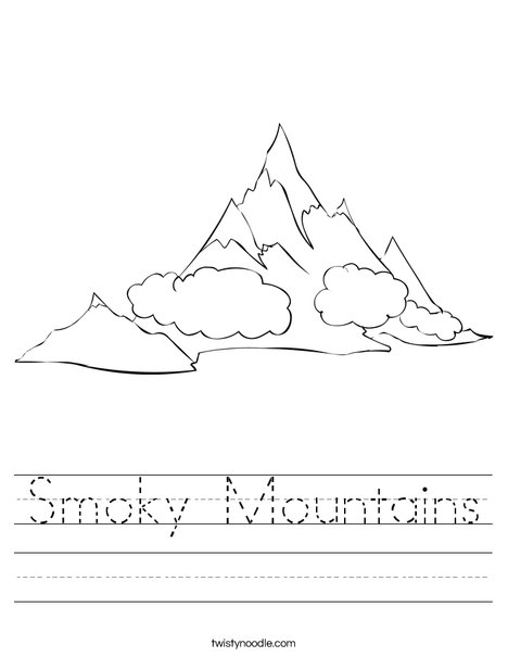 Mountain Worksheet