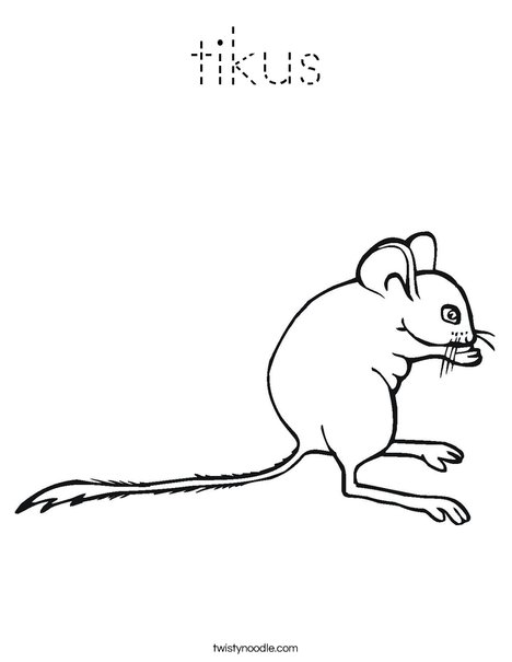 Mouse1 Coloring Page