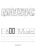I ♥ Music! Worksheet