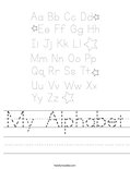 My Alphabet Worksheet