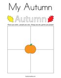 My Autumn Coloring Page