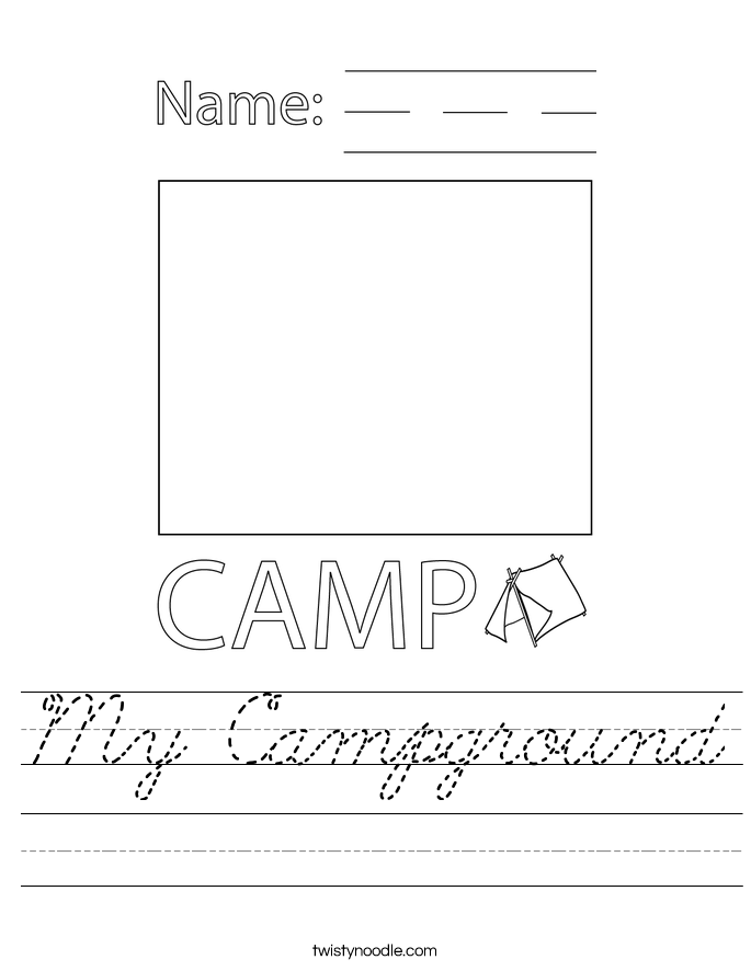 My Campground Worksheet