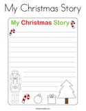 My Christmas Story Coloring Page