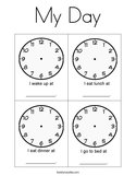 My Day Coloring Page
